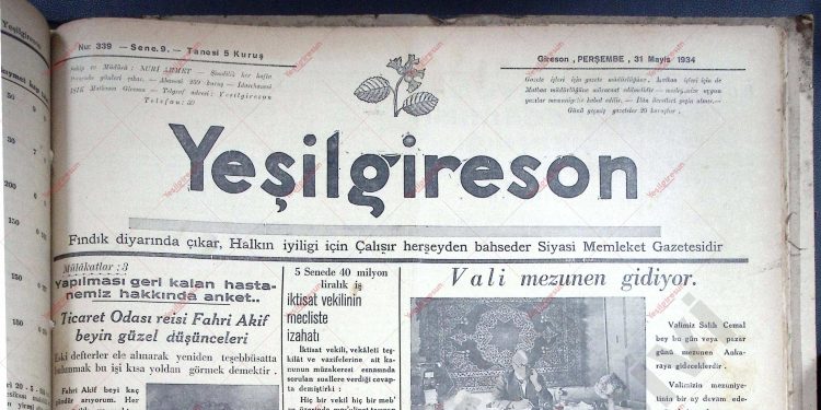 31 Mayıs 1934 – Sayı 339