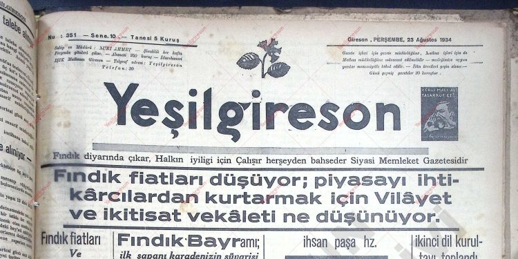 23 Ağustos 1934 – Sayı 351
