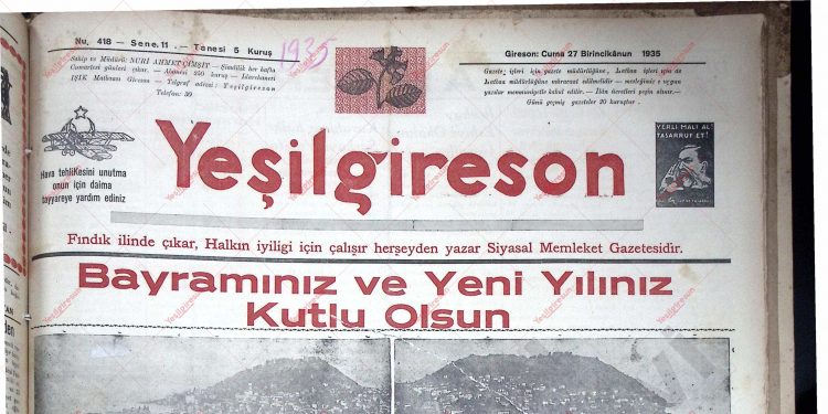 27 Aralık 1935 – Sayı 418