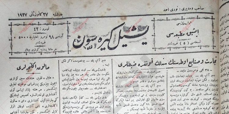 27 Ocak 1927 – Sayı 42