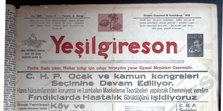 18 Ocak 1936 – Sayı 421