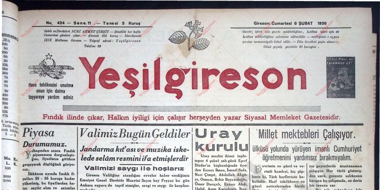 8 Şubat 1936 – Sayı 424