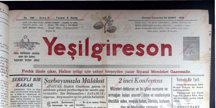 22 Şubat 1936 – Sayı 426