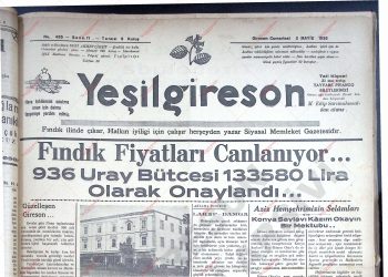 2 Mayıs 1936 – Sayı 435