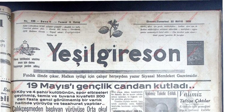 22 Mayıs 1936 – Sayı 438