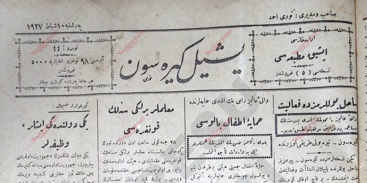 10 Şubat 1927 – Sayı 44