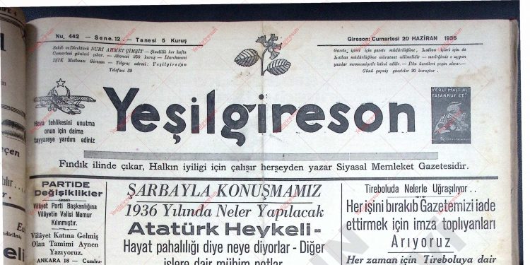 20 Haziran 1936 – Sayı 442