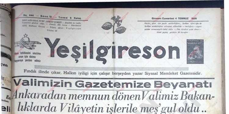 4 Temmuz 1936 – Sayı 444