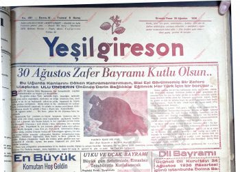30 Ağustos 1936 – Sayı 451