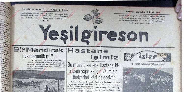 19 Eylül 1936 – Sayı 454