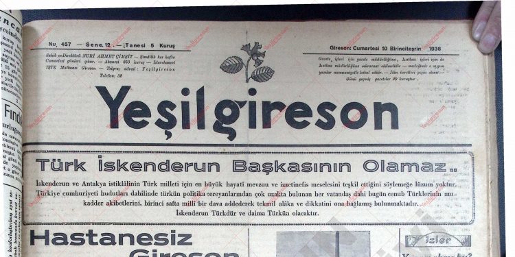 10 Ekim 1936 – Sayı 457