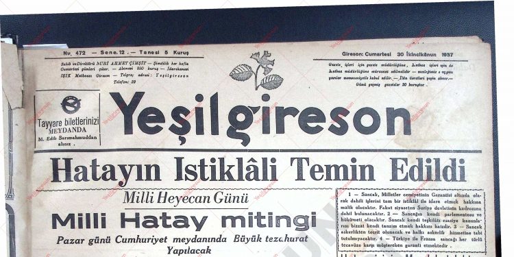 30 Ocak 1937 – Sayı 472