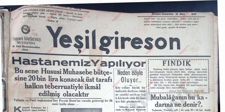 13 Mart 1937 – Sayı 477