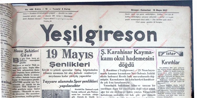 15 Mayıs 1937 – Sayı 486