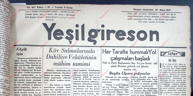 22 Mayıs 1937 – Sayı 487