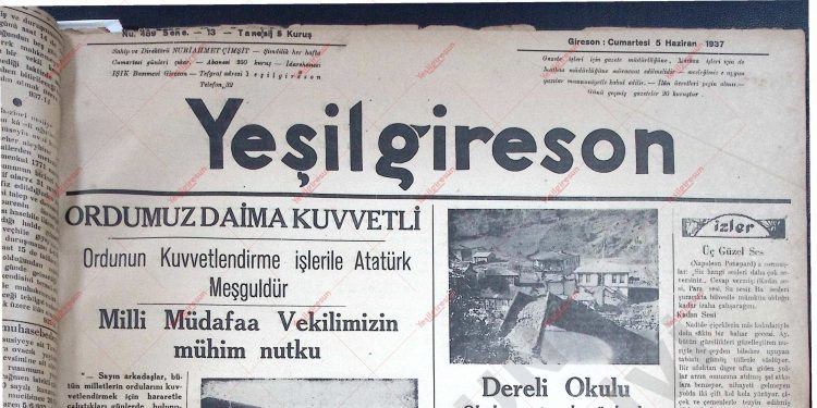 5 Haziran 1937 – Sayı 489