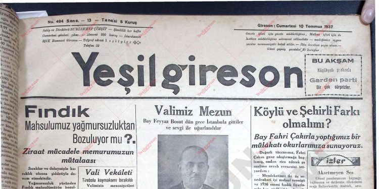 10 Temmuz 1937 – Sayı 494