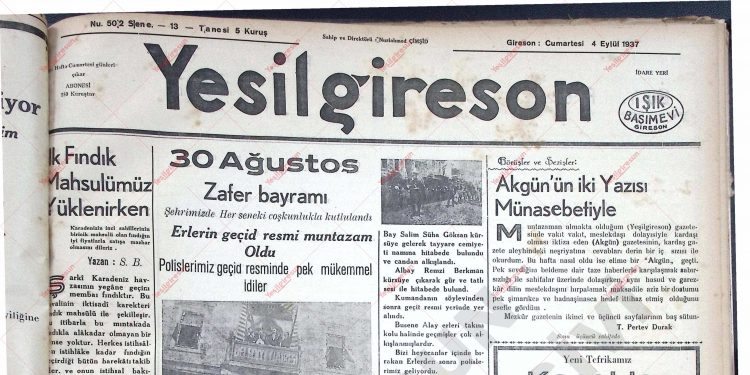 4 Eylül 1937 – Sayı 502