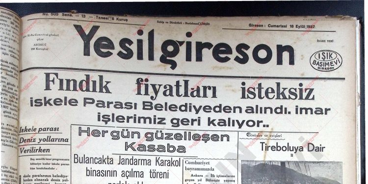 18 Eylül 1937 – Sayı 504