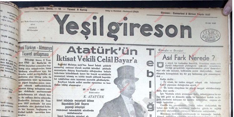 2 Ekim 1937 – Sayı 506