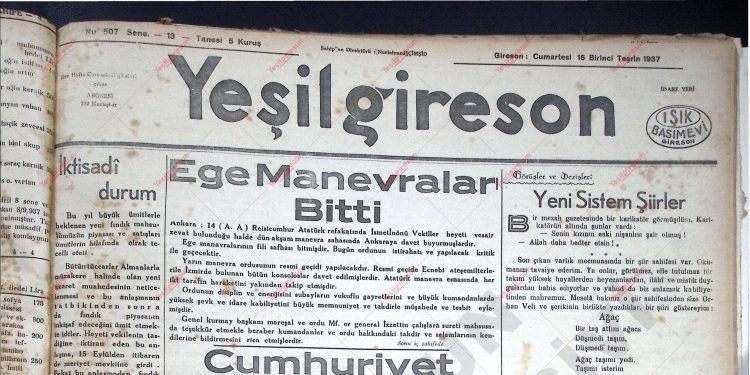 16 Ekim 1937 – Sayı 507