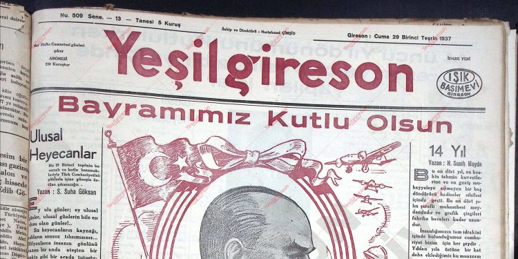 29 Ekim 1937 – Sayı 509