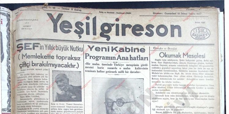 13 Kasım 1937 – Sayı 510