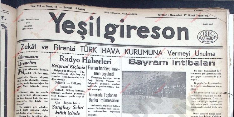 27 Kasım 1937 – Sayı 512