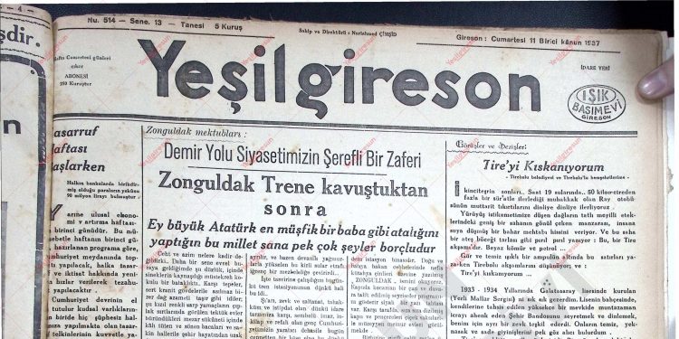 11 Aralık 1937 – Sayı 514