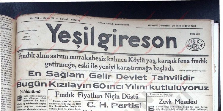 25 Aralık 1937 – Sayı 516