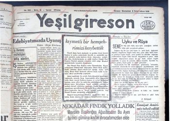 8 Ocak 1938 – Sayı 518
