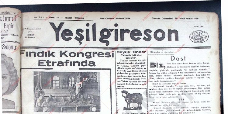 29 Ocak 1938 – Sayı 521