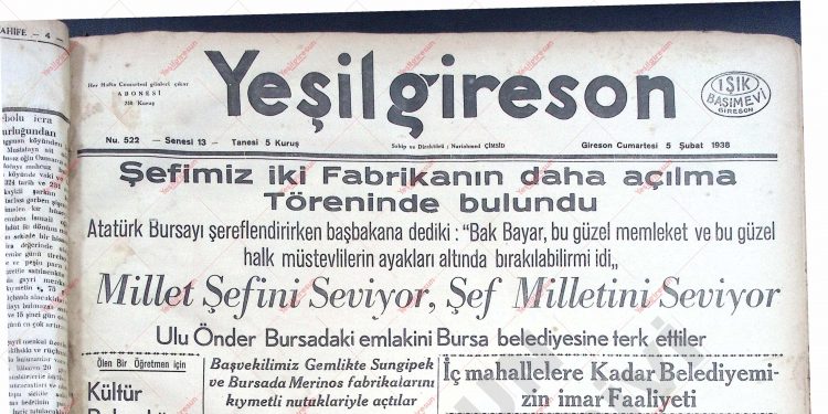 5 Şubat 1938 – Sayı 522
