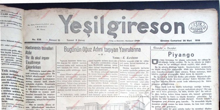 26 Mart 1938 – Sayı 528