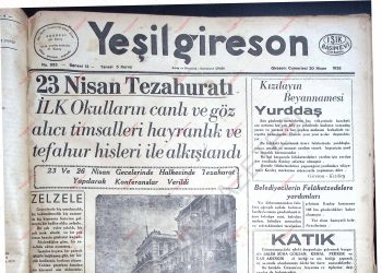 30 Nisan 1938 – Sayı 533