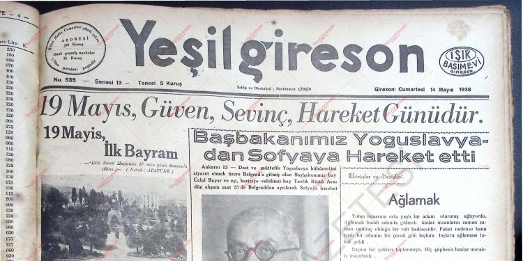 14 Mayıs 1938 – Sayı 535