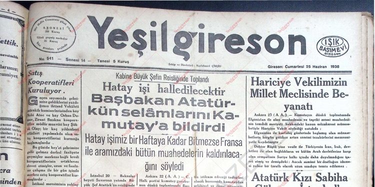25 Haziran 1938 – Sayı 541