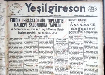 6 Ağustos 1938 – Sayı 547
