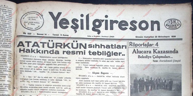 22 Ekim 1938 – Sayı 557