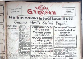 1 Aralık 1938 – Sayı 562