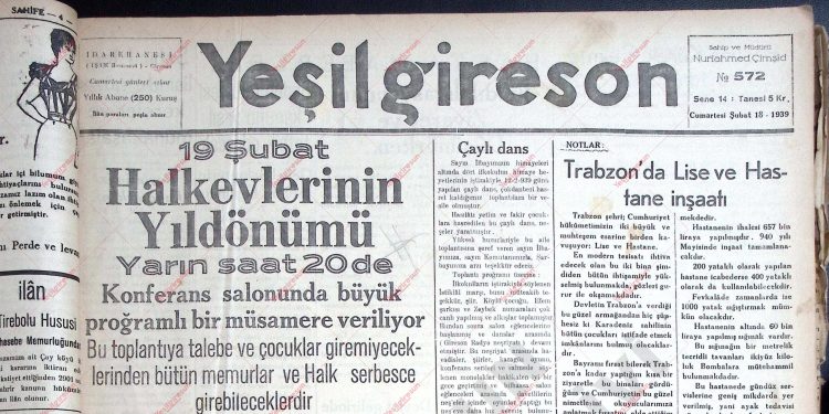 18 Şubat 1939 – Sayı 572
