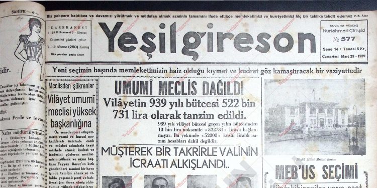 25 Mart 1939 – Sayı 577