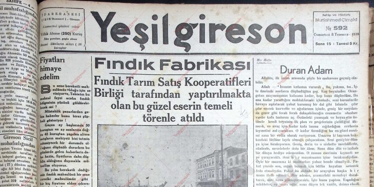8 Temmuz 1939 – Sayı 592