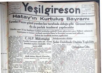 22 Temmuz 1939 – Sayı 594