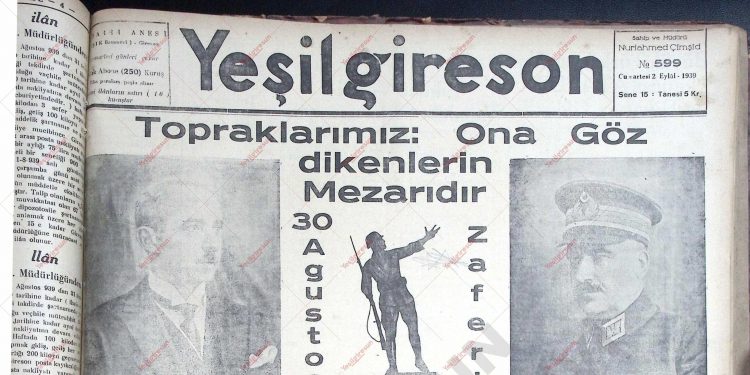 2 Eylül 1939 – Sayı 599