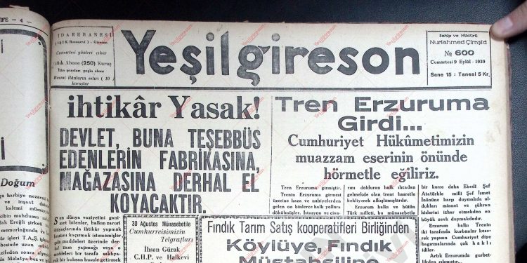 9 Eylül 1939 – Sayı 600