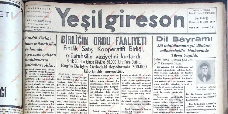 30 Eylül 1939 – Sayı 603
