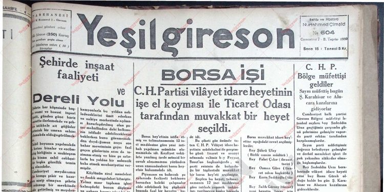 7 Ekim 1939 – Sayı 604
