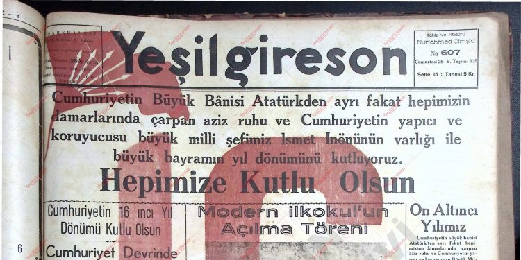 28 Ekim 1939 – Sayı 607