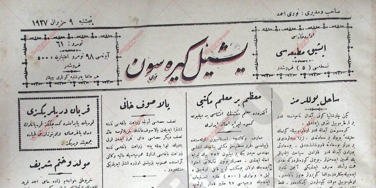 9 Haziran 1927 – Sayı 61